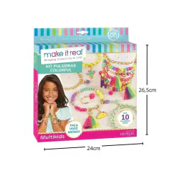 MULTIKIDS - KIT DE CRIAÇÃO DE PULSEIRAS MY STYLE COLORFUL na internet