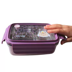 CLINGO - BENTO BOX INOX COM DIVISÓRIAS - MILKY - loja online