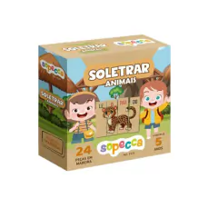 SOPECCA - SOLETRAR ANIMAIS JOGO EDUCATIVO EM MADEIRA na internet