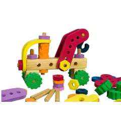 BATE BUMBO - CONSTRUTOR MONTA, BRINCA E DESMONTA 37 PEÇAS - loja online