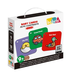 BABEBI - BABY CARDS ALTO CONTRASTE CARTÃO SENSORIAL - (9 a 12 meses) na internet