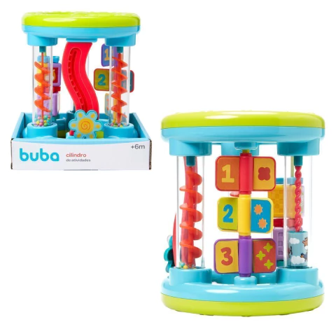 BUBA - CILINDRO DE ATIVIDADES DIDÁTICO +6 MESES