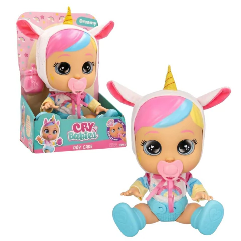 MULTIKIDS - BONECA QUE CHORA CRY BABIES DREAMY DAY CARE