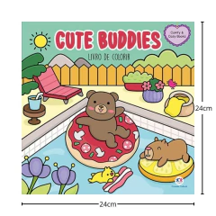 LIVRO PARA COLORIR CUTE BUDDIES - CIRANDA CULTURAL - comprar online