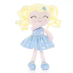 GLOVELEYA - BONECA 30CM SPRING CONSTELAÇÃO - AZUL LOIRA COM SACOLA - Mamu Kids Store