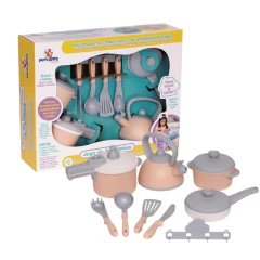 MERCOTOYS - JOGO DE PANELINHAS BABY GOURMET PLAYSET DE COZINHA