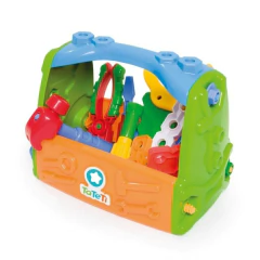 TATETI - CAIXA DE FERRAMENTAS BRINQUEDO DIDÁTICO - Mamu Kids Store