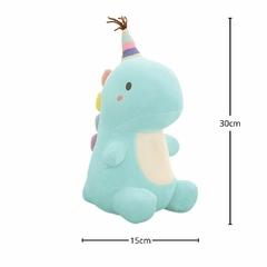 PELÚCIA DINO DINOSSAURO 30CM - AZUL - comprar online