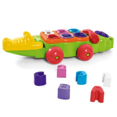 TATETI - JACARÉ DIDÁTICO COM LETRAS E NÚMEROS - loja online