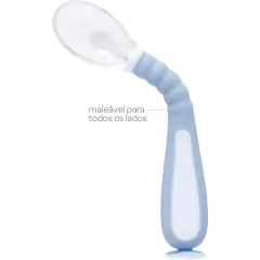 BUBA - COLHER FLEXÍVEL EM SILICONE COM VENTOSA - AZUL na internet