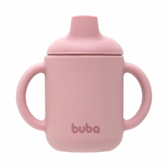 BUBA - COPO DE TRANSIÇÃO EM SILICONE 120 ML - ROSA - Mamu Kids Store