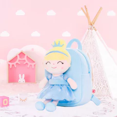 GLOVELEYA - MOCHILA COM BONECA PRINCESA ENCANTADA - CINDERELA - Mamu Kids Store