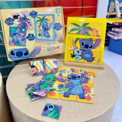 NIG - BRINQUEDO DE MADEIRA - MAGNÉTICO - MOSAICO STITCH - Mamu Kids Store