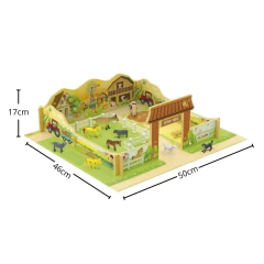 JUNGES - SÍTIO FELIZ COM ANIMAIS EM MADEIRA PLAYSET - comprar online