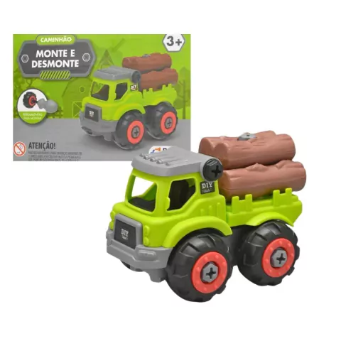 PAIS E FILHOS - CAMINHÃO MONTE E DESMONTE CARRINHO DE MONTAR