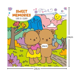 LIVRO DE COLORIR SWEET MEMORIES - CIRANDA CULTURAL - comprar online