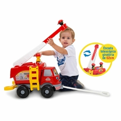 Imagem do MERCOTOYS - CAMINHÃO BOMBEIRO GRANDE COM SOM