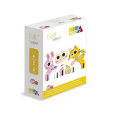 BABEBI - TOQUE EMBOQUE JOGO DE ACERTO O ALVO EM MADEIRA - Mamu Kids Store