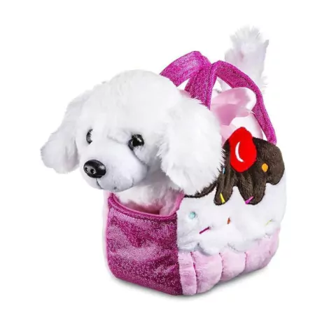 MULTIKIDS - BOLSA COM PELÚCIA CUTIE CACHORRO CUPCAKE