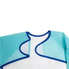 BUBA - AVENTAL BABADOR COM MANGAS - PINCELADAS AZUL - comprar online