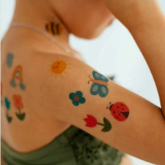 TATUFUN - KIT FESTA BORBOLETA TATUAGEM TEMPORÁRIA INFANTIL na internet