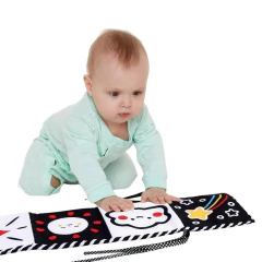 LIVRO DE TECIDO DUPLA FACE COM IMAGENS DE CONTRASTE - CÉU na internet