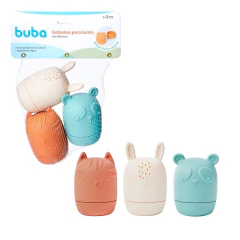 BUBA - BICHINHOS PARA BANHO EM SILICONE LAVÁVEIS