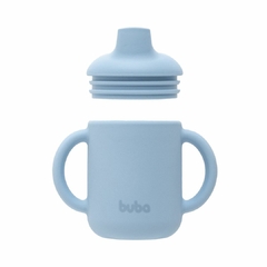 BUBA - COPO DE TRANSIÇÃO EM SILICONE 120 ML - AZUL - Mamu Kids Store