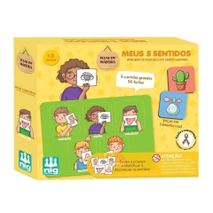 NIG - BRINQUEDO DE MADEIRA - MEUS 5 SENTIDOS - Mamu Kids Store