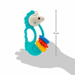 BUBA - CHOCALHO COM MORDEDOR TEXTURIZADO CAVALO MARINHO - comprar online