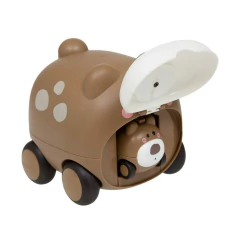 Imagem do BUBA - CARRINHO DE FRICÇÃO ANIMAL COM FILHOTE MARROM