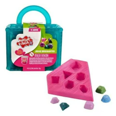 ESTRELA - MASSINHA DE MODELAR KIT JOIAS BRILHANTES COM MALETA