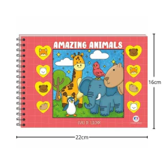 LIVRO DE COLORIR AMAZING ANIMALS - CIRANDA CULTURAL - comprar online