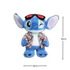 DISNEY - PELÚCIA COM BOLSO E ALÇA LILO E STITCH 30CM - CAMISA HAVAIANA - comprar online