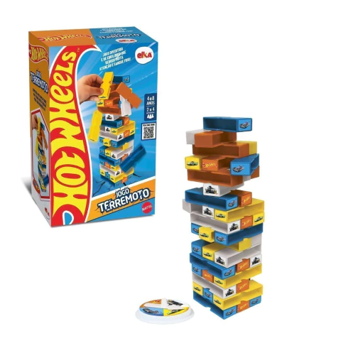 ELKA - JOGO TERREMOTO HOT WHEELS OFICIAL +4 ANOS