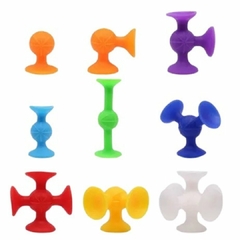 BRINQUEDO SENSORIAL MONTESSORI MONTE E ENCAIXE VENTOSAS 30 PEÇAS - comprar online