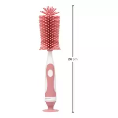 BUBA - ESCOVA PARA MAMADEIRA SILICONE ROSA - comprar online