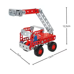 QUEBRA-CABEÇA EM METAL 3D 4X1 BOMBEIRO 121PEÇAS - comprar online