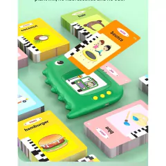 BRINQUEDO EDUCATIVO CARD EARLY COM INTERAÇÃO EM INGLÊS 112PC - DINO ROSA - loja online