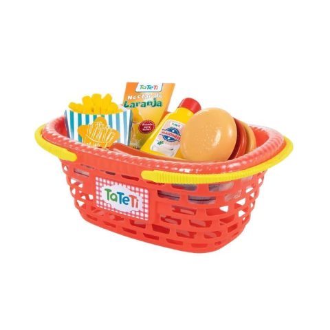 TATETI - CESTINHA HORA DO LANCHE KIT ACESSÓRIO DE COZINHA