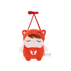 METOO DOLL - BOLSA COM ALÇA MINI 20CM ANGELA FLORESTA RAPOSA COM CAIXA - comprar online