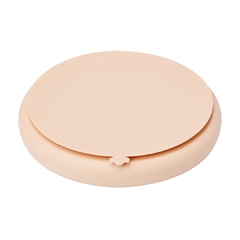 BUBA - PRATO DE SILICONE COM VENTOSA CLOUDY - BEGE - loja online