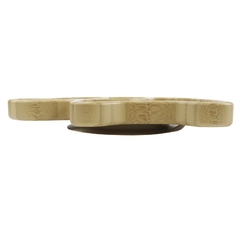 CLINGO - PRATO DE BAMBU COM VENTOSA - ELEFANTE - Mamu Kids Store