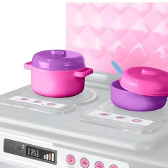 ROMA - COZINHA INFANTIL BIG KITCHEN ROSA FAZ DE CONTA - Mamu Kids Store