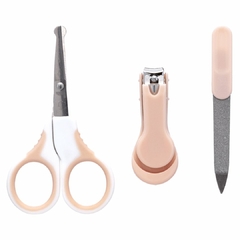 BUBA - KIT MANICURE COM ESTOJO 4 ITENS - ROSA na internet