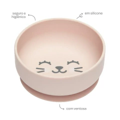 BUBA - BOWL EM SILICONE COM VENTOSA GUMY - PÊSSEGO na internet