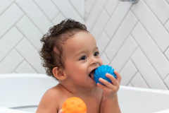 CLINGO - BRINQUEDO DE BANHO BOLAS SENSORIAIS 4 UNIDADES - loja online