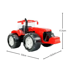ROMA - TRATOR TRAÇADO COM ARADO VERMELHO - comprar online