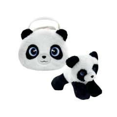 MULTIKIDS - BOLSA COM PELÚCIA HANDBANG CUTIE PANDA DELUXE - Mamu Kids Store