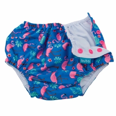 BUBA - BIQUÍNI DE BANHO COM FRALDA - FLAMINGO - P na internet